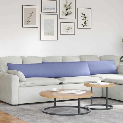  Jastučići za sofu 2 pcs Traper plava 200 x 40 cm tkanina Cijene