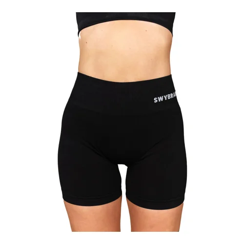 SWY Basic Scrunch Shorts, Black - S, (21533522)