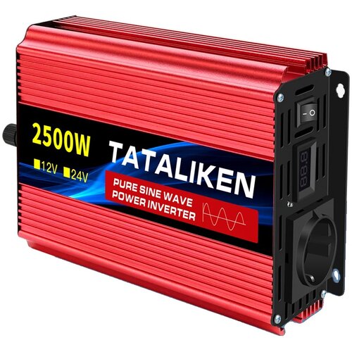 TATALIKEN Inverter čistih sinusnih valov, 2500W, 12V do 220V, EU vtičnica, 12V2500W 50HZ EU, (5000159104) Slike