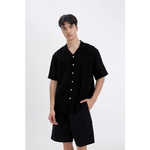 Defacto Relax Fit Polo Neck Short Sleeve Shirt