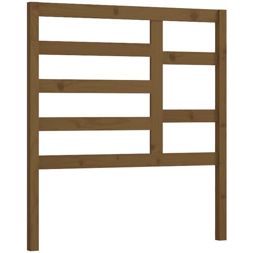 Maison Chic posteljno vzglavje - vzglavna omarica - nočna omarica medeno rjavo 96x4x104 cm trdna borovina, (21707335) Cene