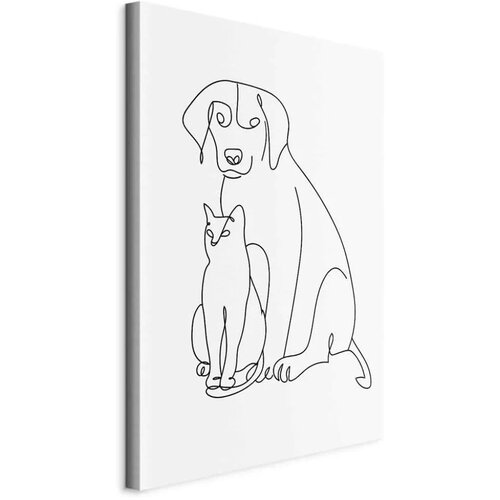  Slika - Best Friends (1 Part) Vertical 60x90 Na talijanskom platnu Cijene
