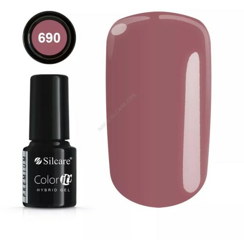 Silcare color IT-690 trajni gel lak za nokte uv i led Slike