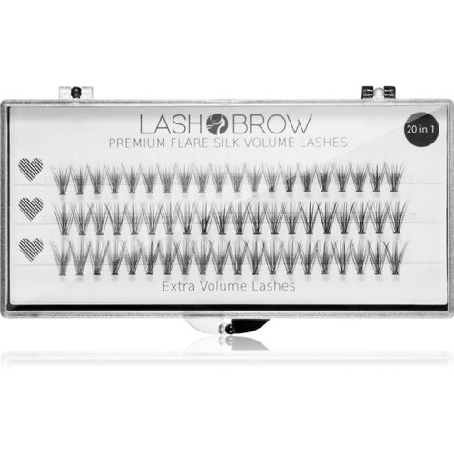 Lash Brow Premium Flare Silk Lashes umetne trepalnice Extra Volume 1 kos Cene