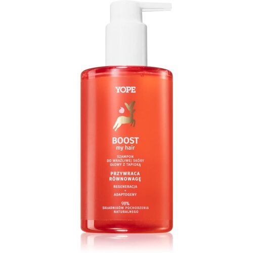 Yope BOOST my hair šampon za občutljivo in razdraženo lasišče 300 ml Cene
