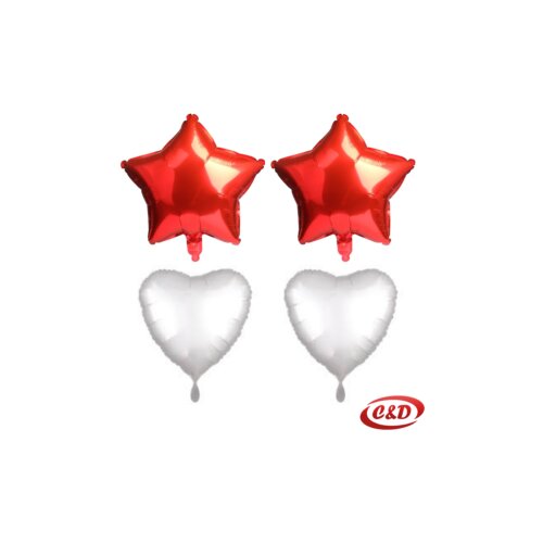  Balon set Zvijezda + Srce Cijene