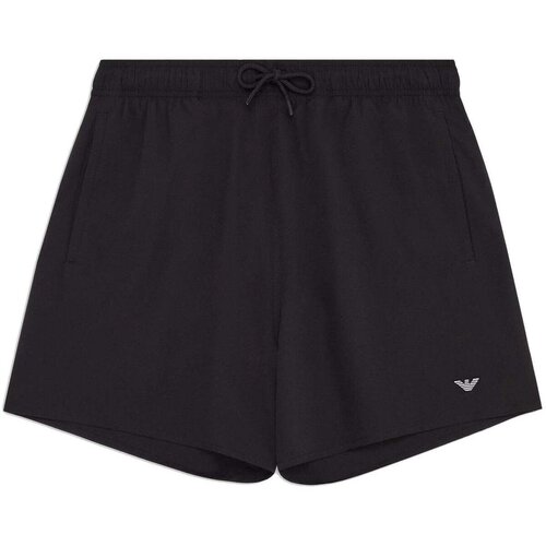 Emporio Armani Beach Small Eagle Swim Shorts Black Crna Cijene