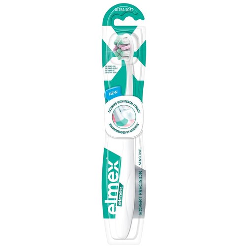 Elmex Sensitive Expert Precision četkica za zube ultra soft 1 kom Slike