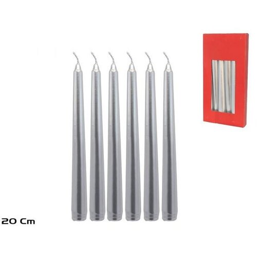  SVIJEĆE 20CM SET 6/1 SREBRNE Cijene