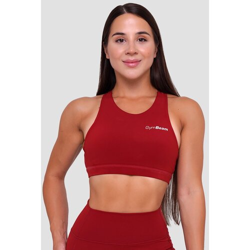 GymBeam ženski sportski grudnjak Ignite Dark Red 92107 Cene