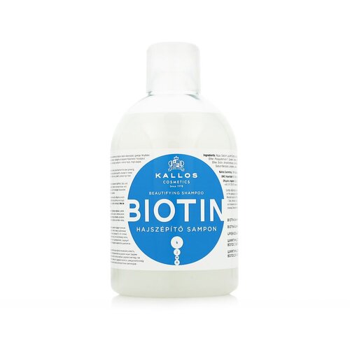 Kallos Cosmetics Biotin &scaron;ampon za tanke in počasi rastoče lase 1000 ml za ženske Cene