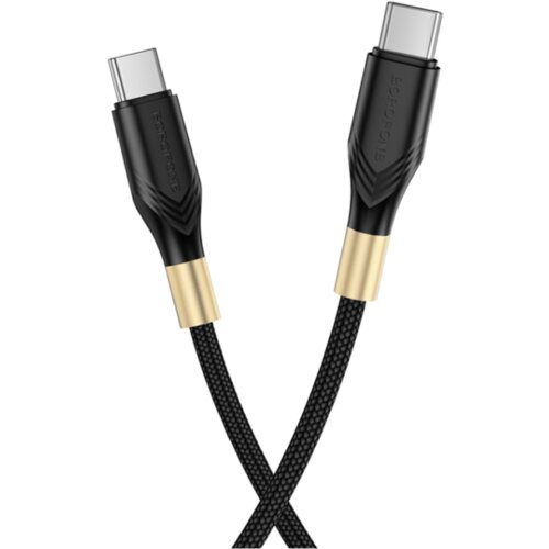  USB kabal 1m BOROFONE BX92 Advantage 60W charging data Type-C to Type-C black Cene