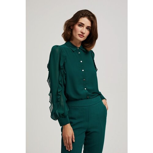 Moodo Shirt with ruffles on the sleeves Slike