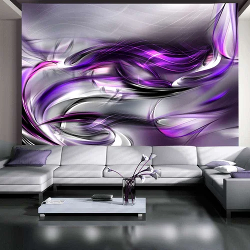  tapeta - Purple Swirls 200x140