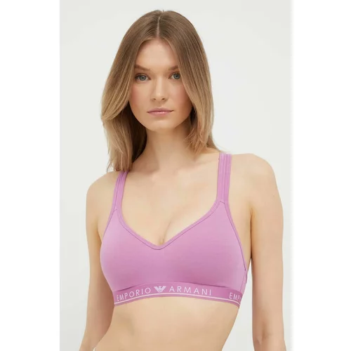 Emporio Armani Underwear Grudnjak boja: ružičasta, glatki model