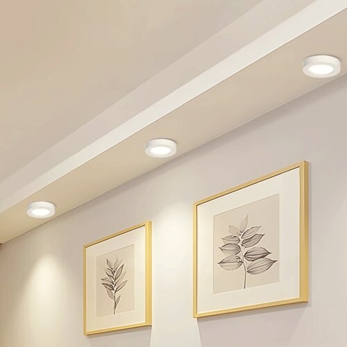 Aigostar LED plafonsko svetlo za povr&amp;scaron;insku montažu LED/18W/230V prečnik 22,6 cm 4000K belo Slike