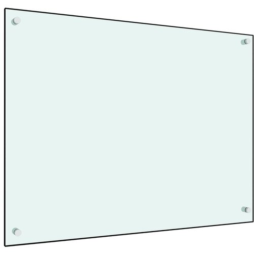 VidaXL kuhinjska za&amp;scaron;čitna obloga bela 80x60 cm kaljeno steklo, (20710035) Slike