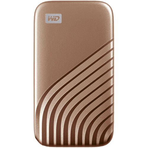 Western Digital 1TB My Passport SSD Gold NVMe USB 3.2 external SSD drive, (619659183981) Slike