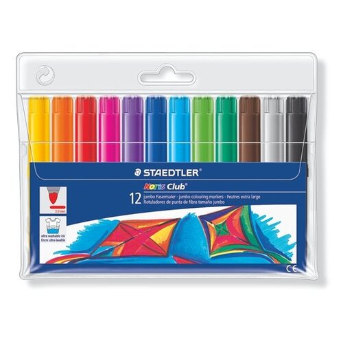 Staedtler Jumbo flomastri, noris 10/1, v pvc etuiju 340 WP12 Slike
