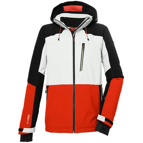 Killtec Sportska jakna crvena / crna / bijela