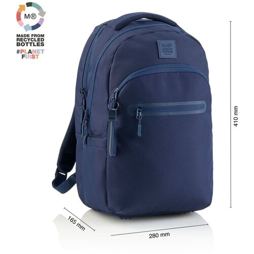 MiquelRius Ruksak &amp;scaron;kolski 3 odjeljka Raw navy 25L MR19865 Slike