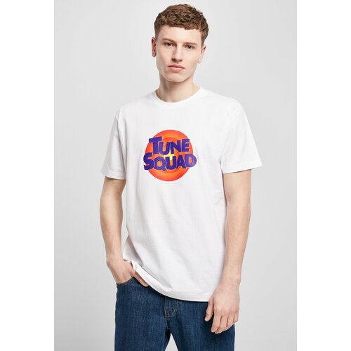 MT Men White T-shirt with Space Jam Tune Squad logo Cene