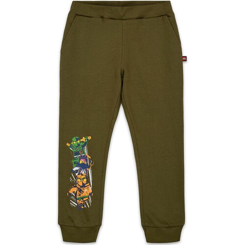 Lego ninjago donji deo trenerke, maslinasto zelena Slike