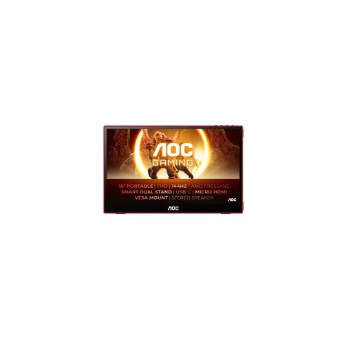 AOC Monitor 15.6 16G3, IPS, FHD, 144Hz, 4ms GtG, HDMI, USB-C Cene