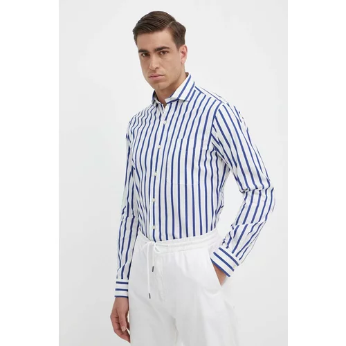 Polo Ralph Lauren Pamučna košulja za muškarce, regular, s talijanskim ovratnikom, 710925296