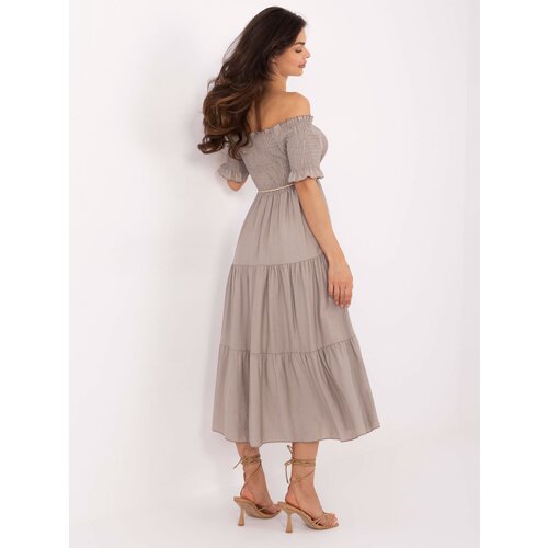 Italy Moda Dress-MI-SK-A2609.96-dark beige Cene