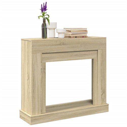 VidaXL Okvir za kamin sonoma hrast 100x30x87,5 cm inženirski les Slike