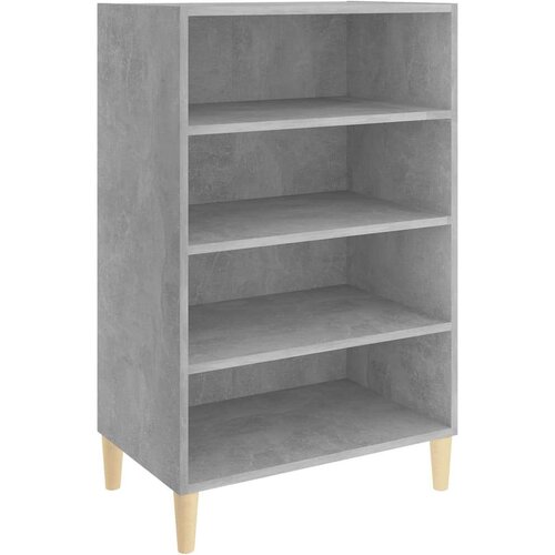 vidaXL Komoda betonsko siva 57x35x90 cm iverna plo&scaron;ča, (20622555) Cene
