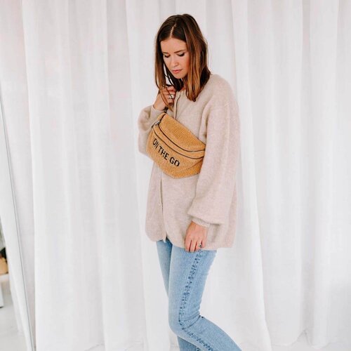 Childhome torbica za okoli pasu on the go teddy beige Slike