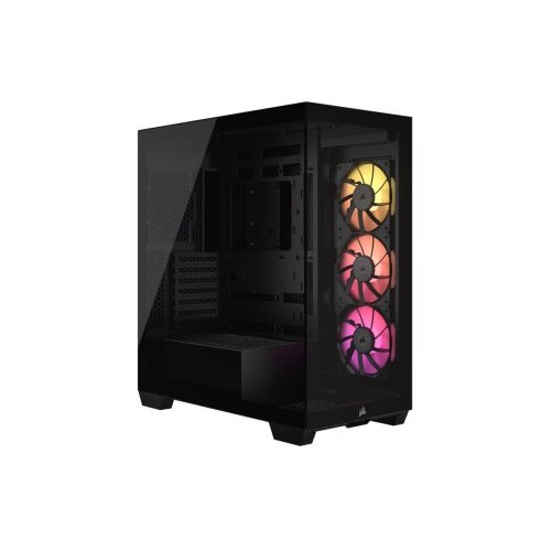 Corsair kućište 3500X Mid-Tower/ATX/kaljeno staklo/bez napajanja/ARGB/crna Cene