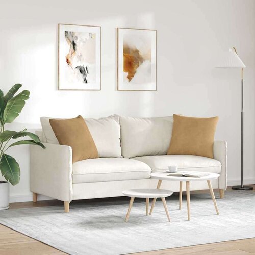 VidaXL jastučići za sofu 2 pcs smeđa 50 x 50 cm kordura tekstil Slike