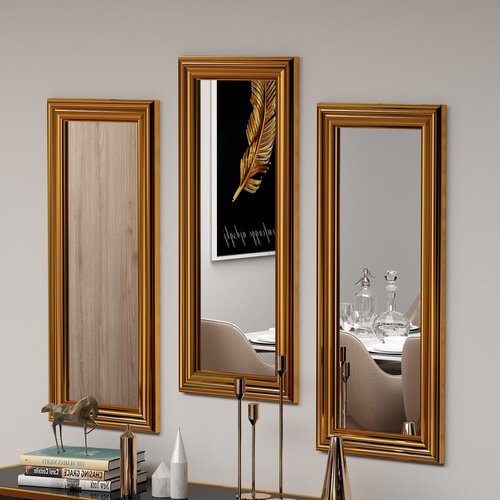  Set od 3 Lavia ogledala, bronza Cene