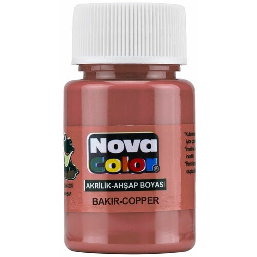 Nova Color akrilne boje - NC-236 - 30g - bakarna Slike
