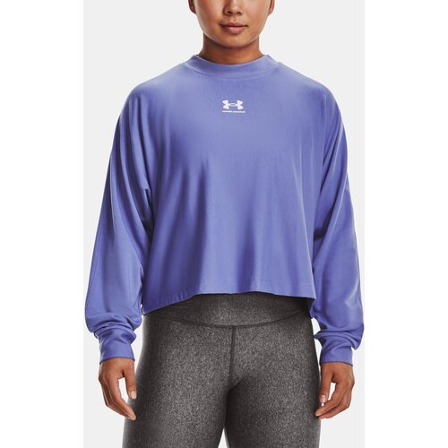 Under Armour Sweatshirt UA Rival Terry Oversized Crw-BLU - Women Slike