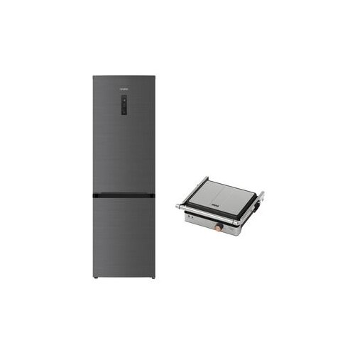 Vivax HOME kombinovani frižider CF-344EDNF BX + POKLON HOME Grill toster SM-2000X Cene