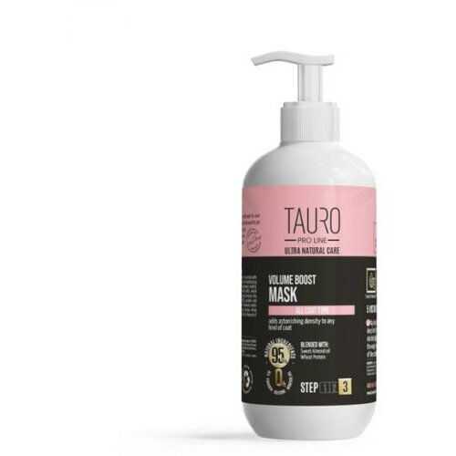 Tauro Pro Line ultra natural care volume boost mask 400ml Slike