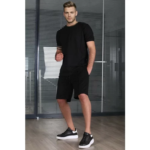 Madmext Shorts - Black - Normal Waist