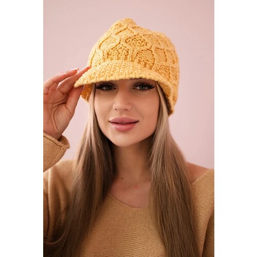  Cap with fleece Roma Bis K235 yellow Slike