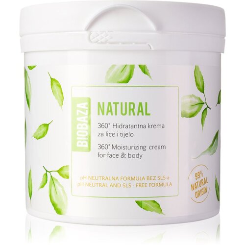 Biobaza Natural vlažilna krema za obraz in telo 500 ml Cene
