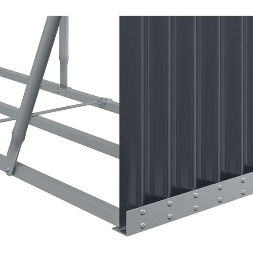 vidaXL Držač za cjepanice antracit 234x45x100 cm pocinčani čelik Cijene