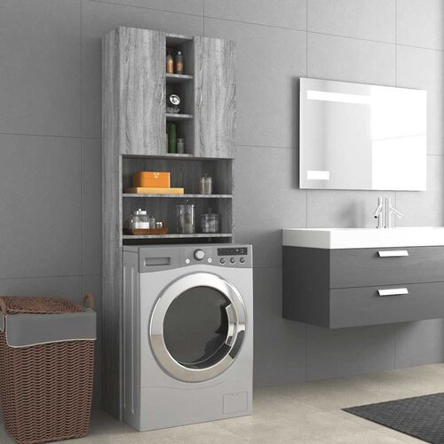 Ormarić za perilicu rublja boja hrasta sonome 64x25,5x190 cm Cene