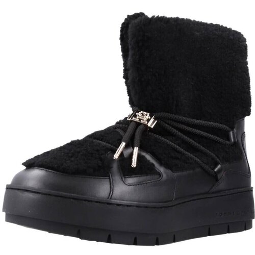 Tommy Hilfiger Gležnjarji TOMMY TEDDY SNOWBOOT Črna Cene
