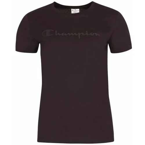 Champion CREWNECK T-SHIRT Ženska majica, crna, veličina