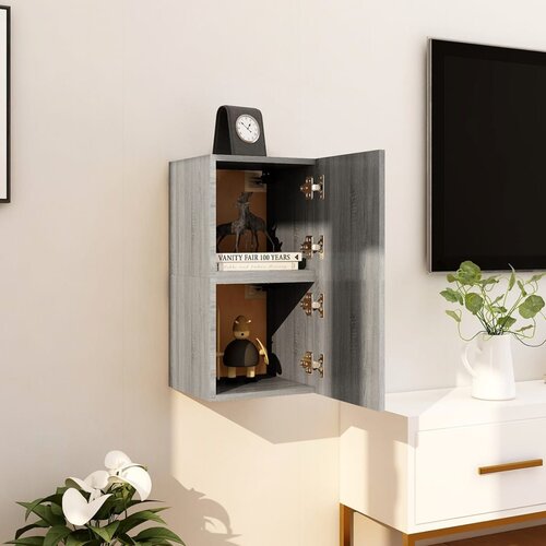 vidaXL Zidni TV ormarići 2 kom boja hrasta sonome 30,5 x 30 x 30 cm Cene