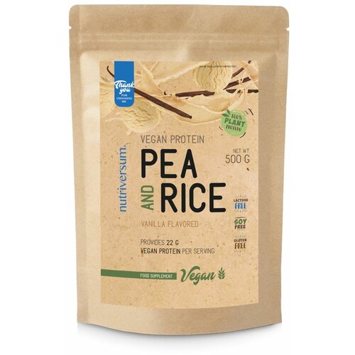 LAMA nutriversum vegan protein 500g pea & rice vanilla Cene