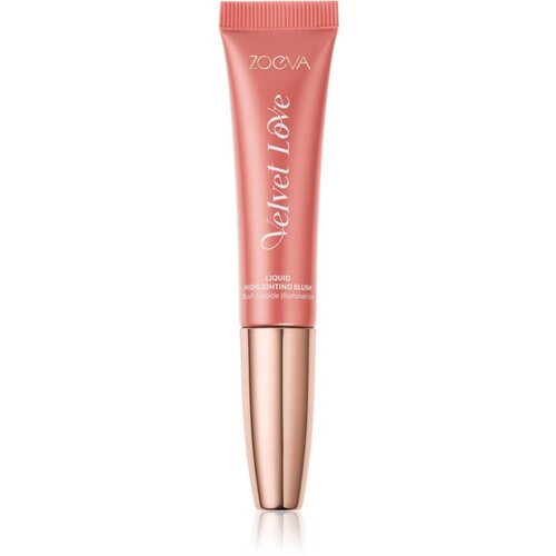 ZOEVA Velvet Love Liquid Highlighting Blush tekuće rumenilo za sjaj lica nijansa Peach Nectar 13 ml Cijene